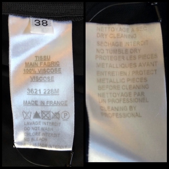 Balmain Black Triangular Deep V sleeveless dress - Picture 7 of 8